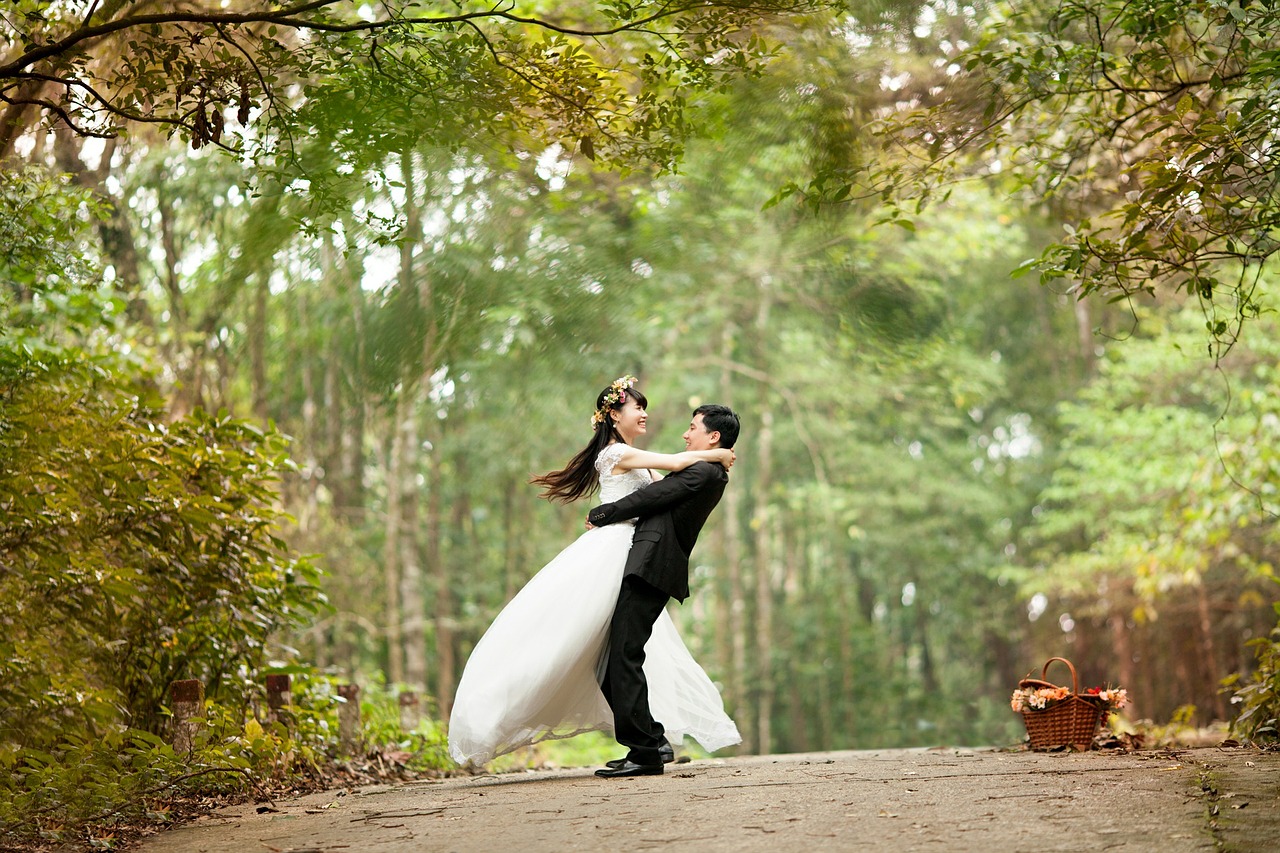 Weddings abroad and reception at home
